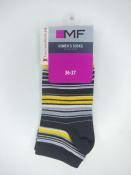MF женские укороченные носки в цветную полоску