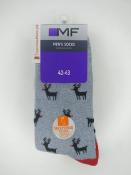 MF махровые носки с рисунком в виде новогодних оленей