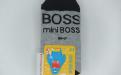 Детские носки с рисунком в виде надписи на стопе mini BOSS