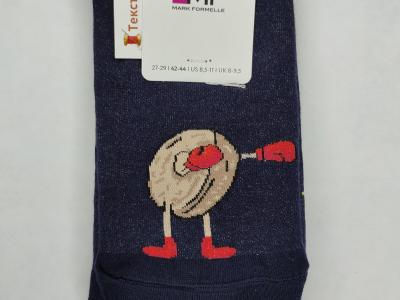 мужские носки с надписью "Крепкий орешек"