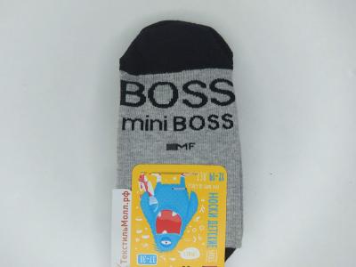 Детские носки с рисунком в виде надписи на стопе mini BOSS